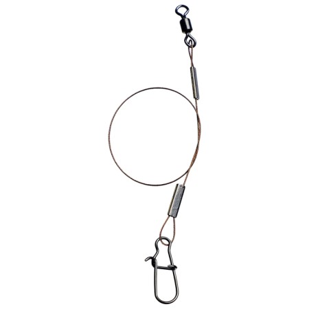 Land of steel AFW, 7 threads, diameter 0.38 mm, test 18 kg, 15 cm, 3 pcs.