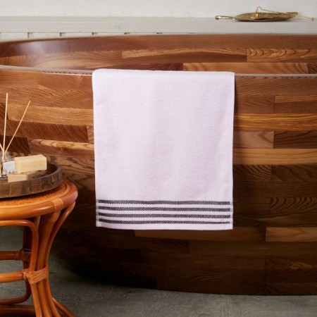 Tmach Ethel Fantasy towel 33x73 cm +/- 2 cm, light pink color 100% cotton, 600 g/m2-5