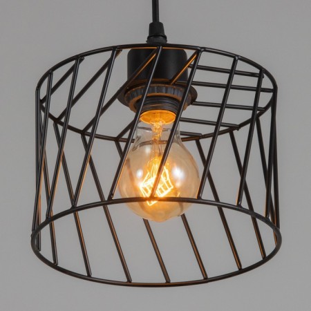 Lamp Bayerlux "Rumba" E27 40W black 18x18x12-112cm-2