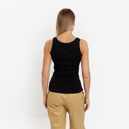 T -shirt female, black color, size l (46)-4