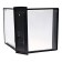 Demosystem wall -mounted on 10 panels A4 Calligrata, black