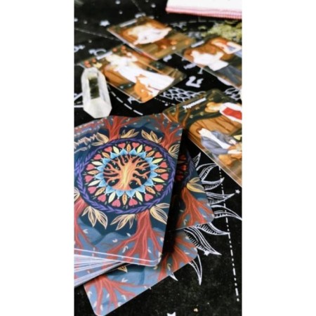Forest of love. A deck-oracle for heart questions (50 cards and guide guides in a gift case). Dark V.-8
