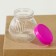 The basis for creativity and decor is a jar with a lid, size - 5.5 × 5.5 × 5.5 cm, mix color