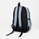 A backpack with a zipper, 3 outer pockets, wallet, gray color