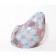 Mear-pear armchair medium, diameter 75 cm, height 120 cm, print ring