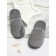 Slippers women closed nose, size 36-38, color graphite