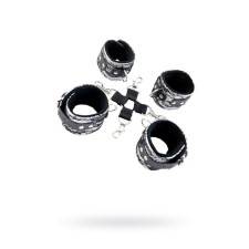 Lace bondage kit, silver