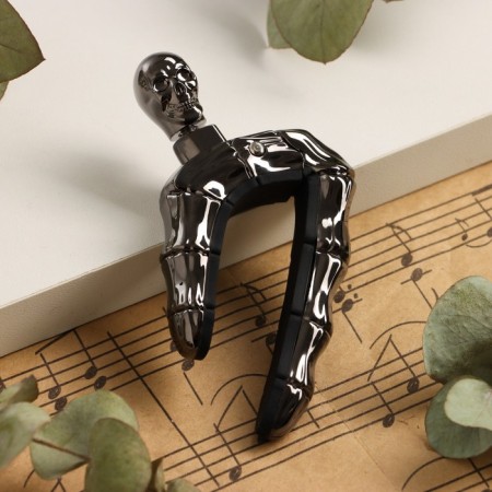 Capodastr for guitar Music Life Skull, black-1