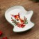 New Year! Ceramic dish "New Year's fairy tale", 20x17.5x3 cm, white color