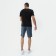 Men's T-shirt Minaku Slim Fit: Black color, rr 50