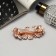Halfish hair clip "Mianna" 8.5 cm