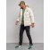 Eco -leather jacket men's, size 52, beige color