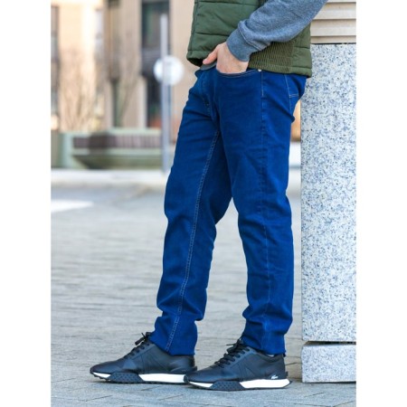 Pants male ise, size 56, blue color-1