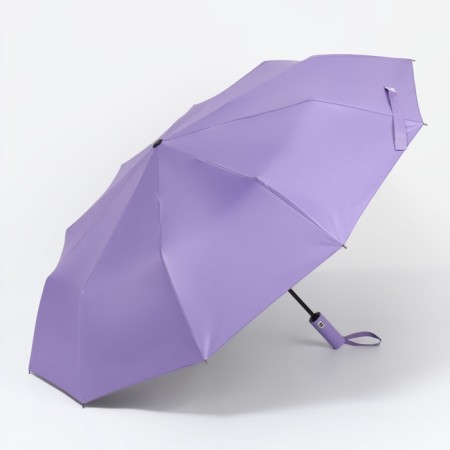 Automatic automatic umbrella, 3 additions, 10 spokes, r = 51 cm, purple color-4