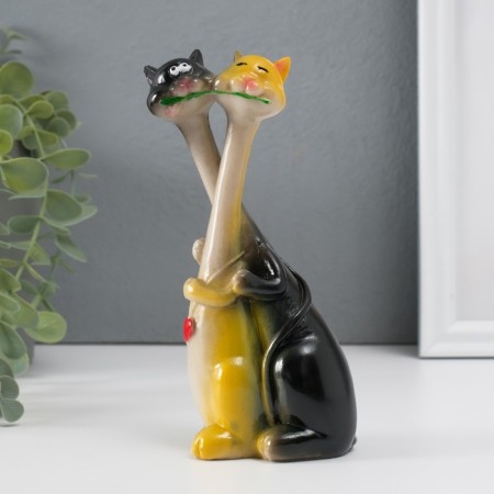 Souvenir Polystone Huggage "Cat with a cat - tango" 17.3x7x4.2 cm