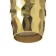 Barrel lamp GU10 Gold 6x6x12 cm