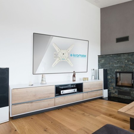 Kromax Atlantis-40 White 22 "-65" Max. 40kg, wall turn and nak 102951-7