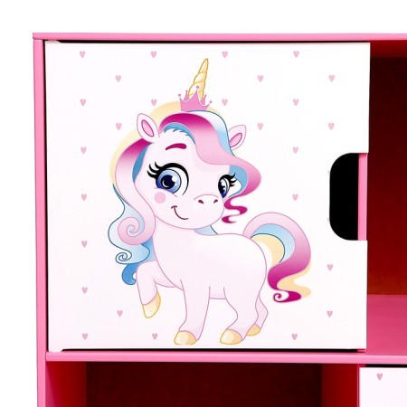 Roader with the doors "Pony", 60 × 60 cm, pink color-3