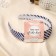 Hair rin "Jenny" strip stroke, 2.5 cm, mix