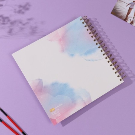 Photo album on spirals 20 sheets "Butterfly" volumetric element + 4 tabs 24x24 cm-8