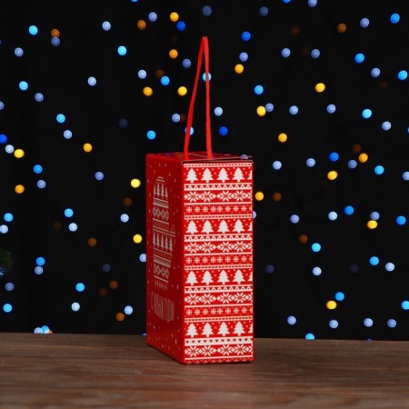 Gift Folding Box "Mitten" 16.5 x 7.5 x 21 cm-1