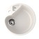 Kitchen wash Ulgran u108-331, d = 505 mm, white color