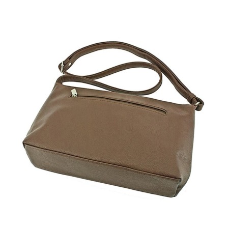 Female bag, artificial leather, brown 30x8x20 cm-2