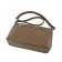Female bag, artificial leather, brown 30x8x20 cm