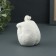 Figure "Lady" 10x7x10cm, white