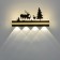Bra "forest" Led 4000k 12W black 38x20x4cm