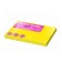 Block with a sticky edge paper 100x75 mm, Erichkrause "Neon", 100 sheets yellow