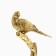 Figurine "bird" marble brass 22 x 9 x 30 cm