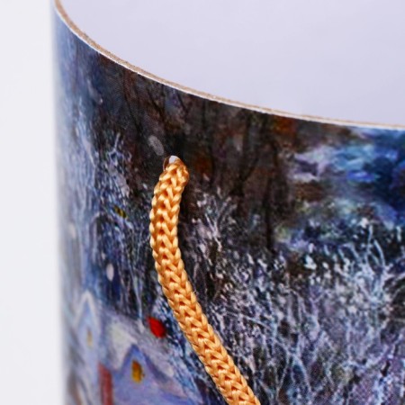 Gift box, tube "Grandfather Frost" 120x220mm-5