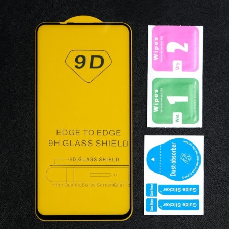 Protective glass 9D Luazon for Honor 20/20 Pro, full glue, 0.33 mm, 9n, black-2