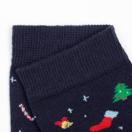 Women's socks, blue color, size 23-25-2