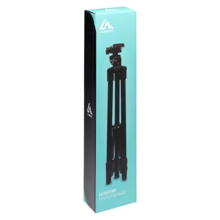Luazon floor tripod, reinforced legs, height regulation 34-108 cm, black-5