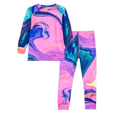 Thermal complex for girls: trousers, sweatshirt, height 116 cm-1