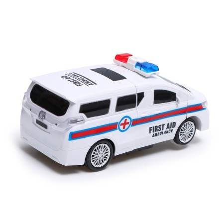 Rescuer robot, transforms, light and sound effects-6
