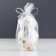 Decorative candle "Snowman", 6 × 5.5 × 11 cm, white