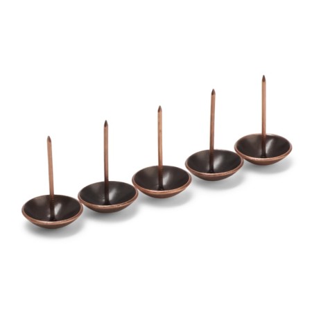 Tundra nails, decorative, 25x39 mm, copper, 100 pcs-5