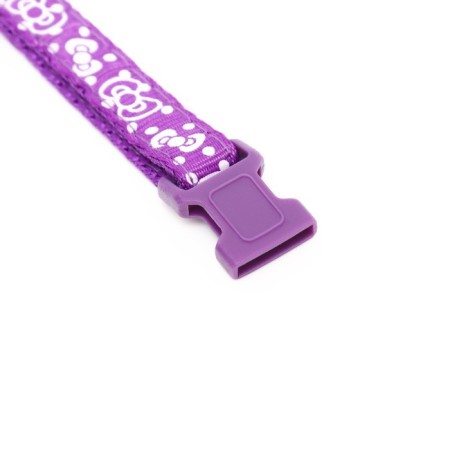 Two -layer collar with Fasteks "Bows", 30 x 1 cm, mix of flowers-5