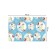 A set of napkins for setting the table “Tits on a branch”, rectangular, rounded edges, size 30x46 cm, 4 pcs