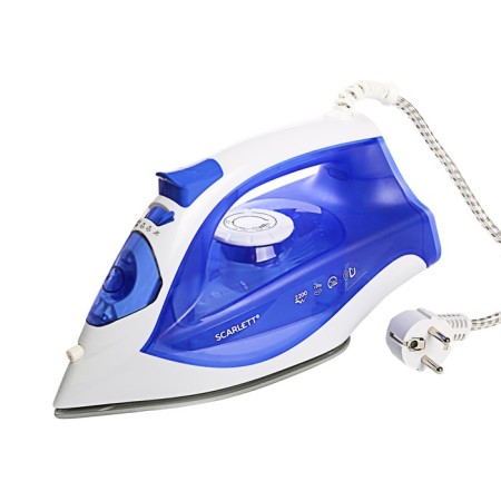 Iron Scarlett SC-SI30K23, 2200 W, ceramic sole, self-cleaning, blue