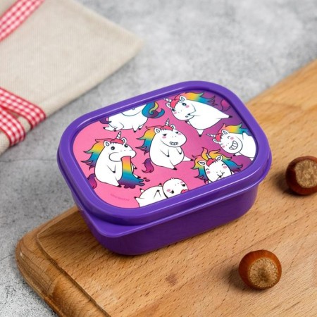 Set of lunch boxes "Evil unicorns" 1.2 l, 0.5 l, 0.15 l-8