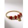 Assortment "Margeri" star star, red color in gold, d = 6.5 cm