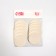Makeup sponge, set - 12 pcs, d = 5.3 cm, white color