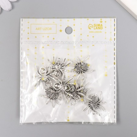 Decor Metal "Spider" 2.5x2.2 cm-5
