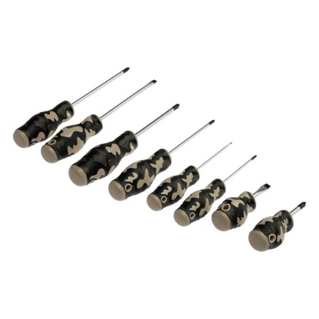 A set of screwdrivers in the tundra bag, 2k handle, PH0-1-2, SL3-5-6, 38-125 mm, 8 pcs.-4