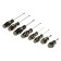A set of screwdrivers in the tundra bag, 2k handle, PH0-1-2, SL3-5-6, 38-125 mm, 8 pcs.