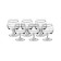 A set of glasses for brandy Falco, Panto, 2 Gold Layers, 250 ml x 6 pcs.